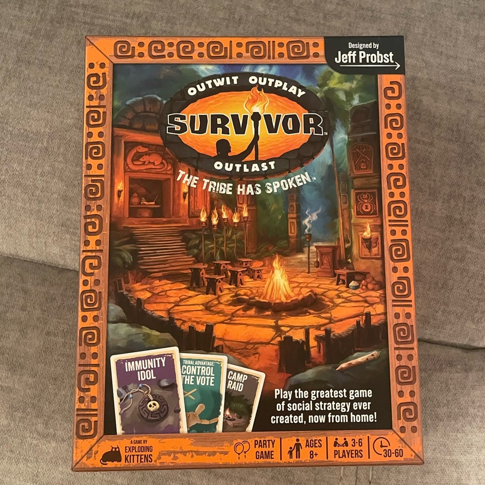 Survivor The Tribe Has Spoken Card Board game
